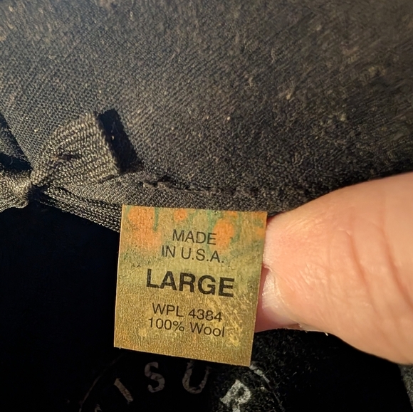 Black Men's Cowboy Hat Wool "Smokey & the Bandit" Style - Picture 2 of 6